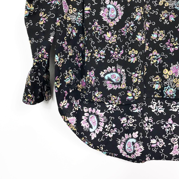 Vintage Generra Black Oversized Popover Tunic Top - Picture 6 of 7